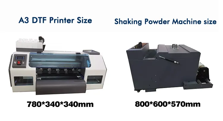 impresora dtf a3 Directly To Film Printer for R1390 dtf transfers ready to  press A3 tshirts printing machines for fabric clothes