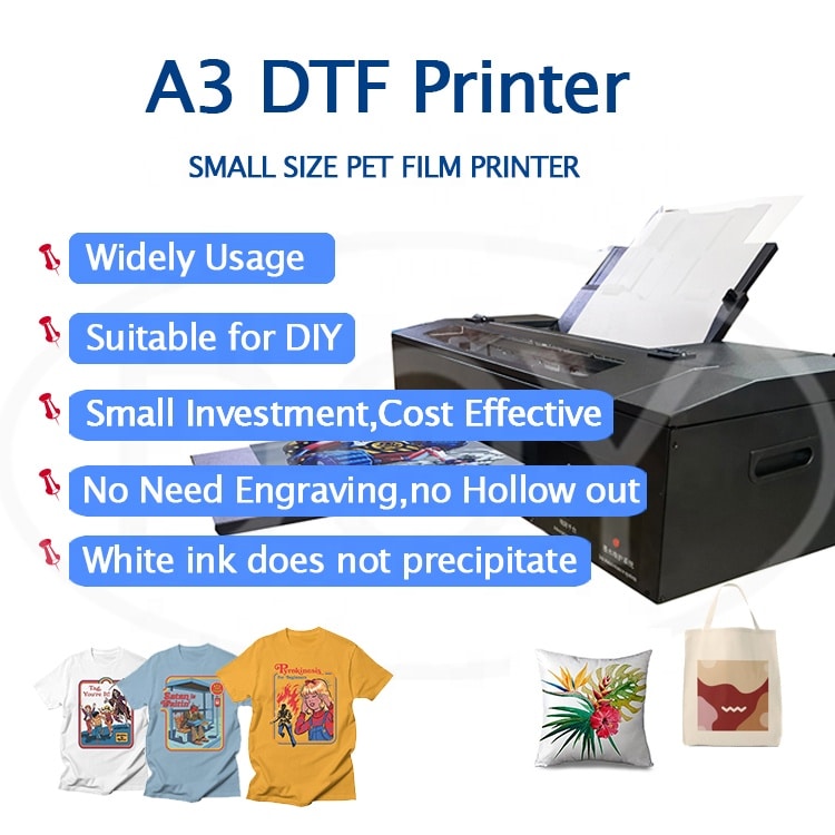 r1390 print head dtf a3 transfer pet film vinyl digital printers